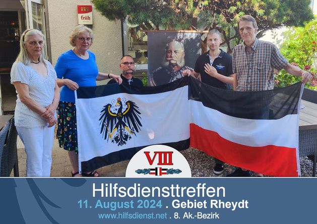 Hilfsdiensttreffen im Gebiet Rheydt.