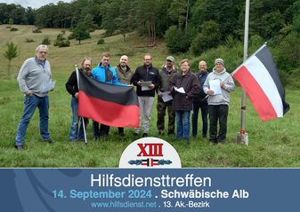 Hilfsdiensttreffen in der Region Schwäbische Alb.