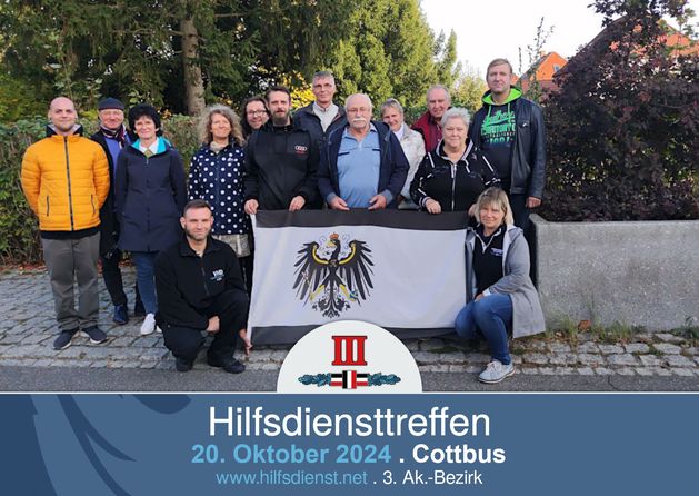 Hilfsdiensttreffen in der Niederlausitz.