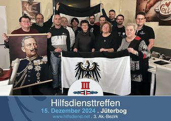 Weihnachtliches Hilfsdiensttreffen in Jüterbog.