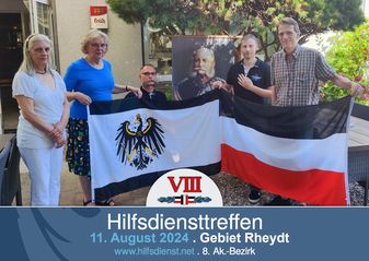 Hilfsdiensttreffen im Gebiet Rheydt.