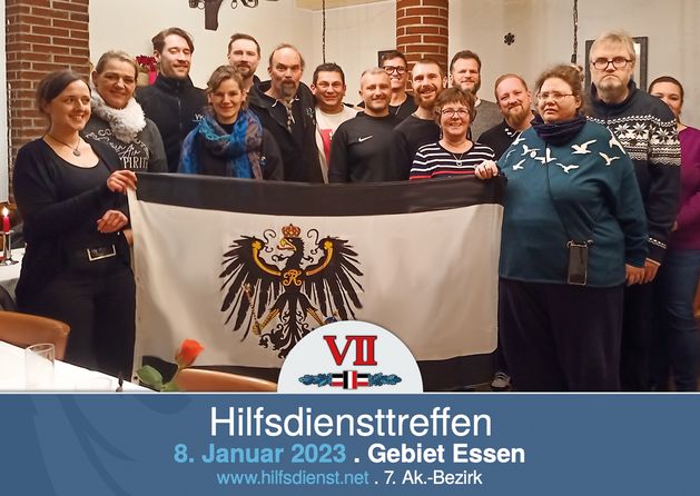 Erstes Hilfsdiensttreffen 2023 im Gebiet Essen.