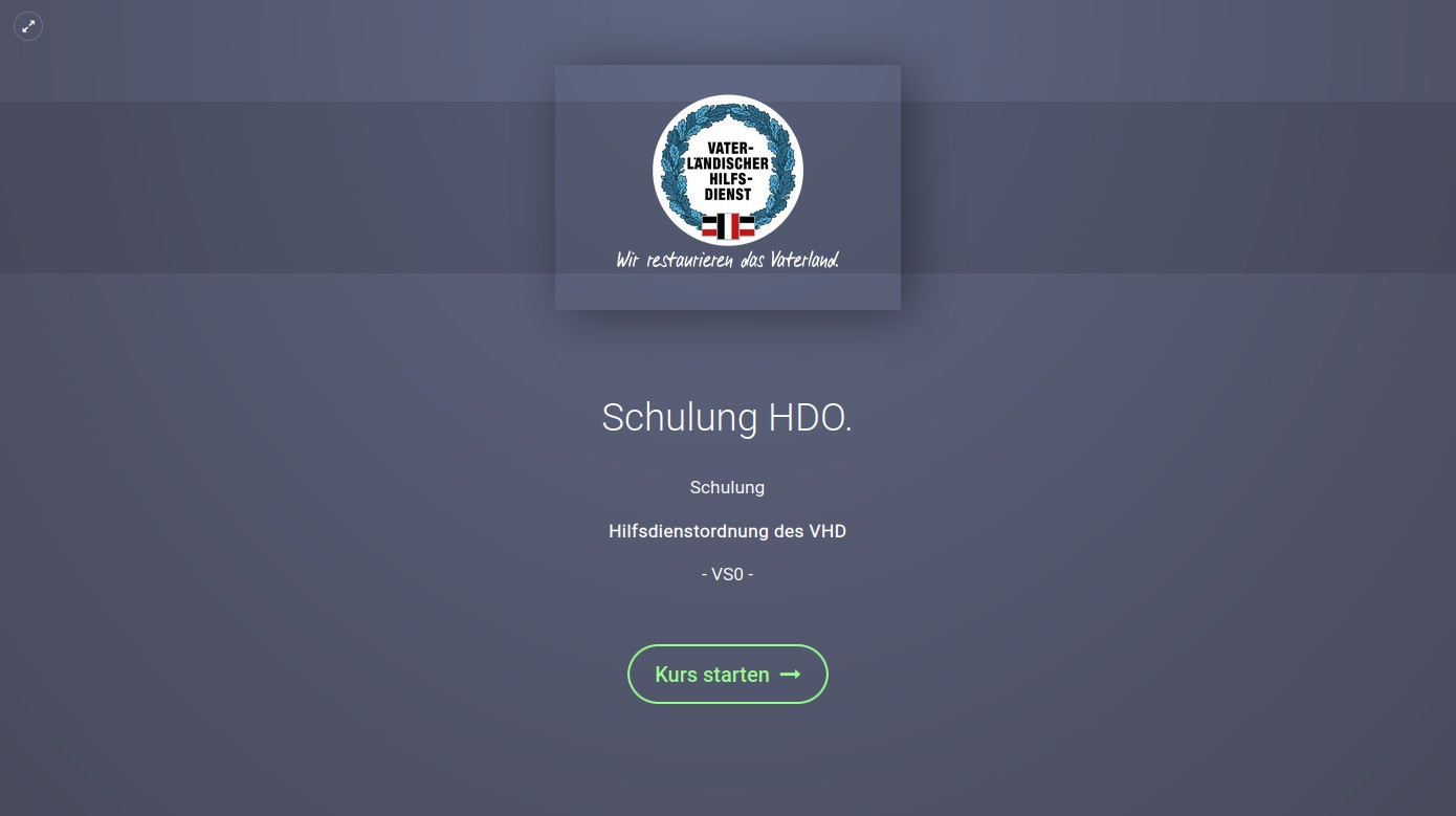 HDO-Schulung.