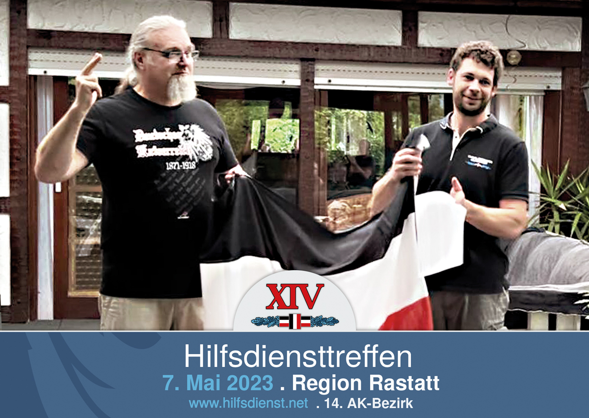 Hilfsdiensttreffen im 14. Ak.-Bezirk des vaterländischen Hilfsdienstes.